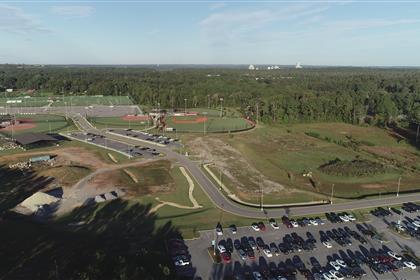 Aerial of Eagle Sports Complex in Calera 2