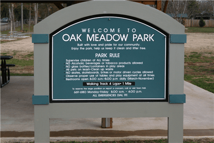 Welcome to Oak Meadow Park