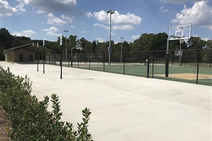 Lighted Tennis Courts