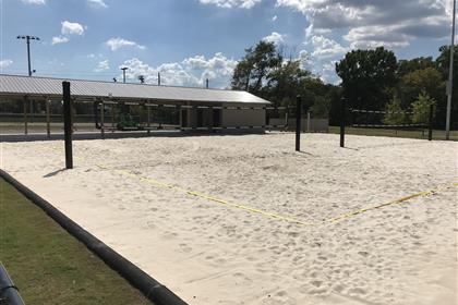 Sand Volleyball Courts and pavilion