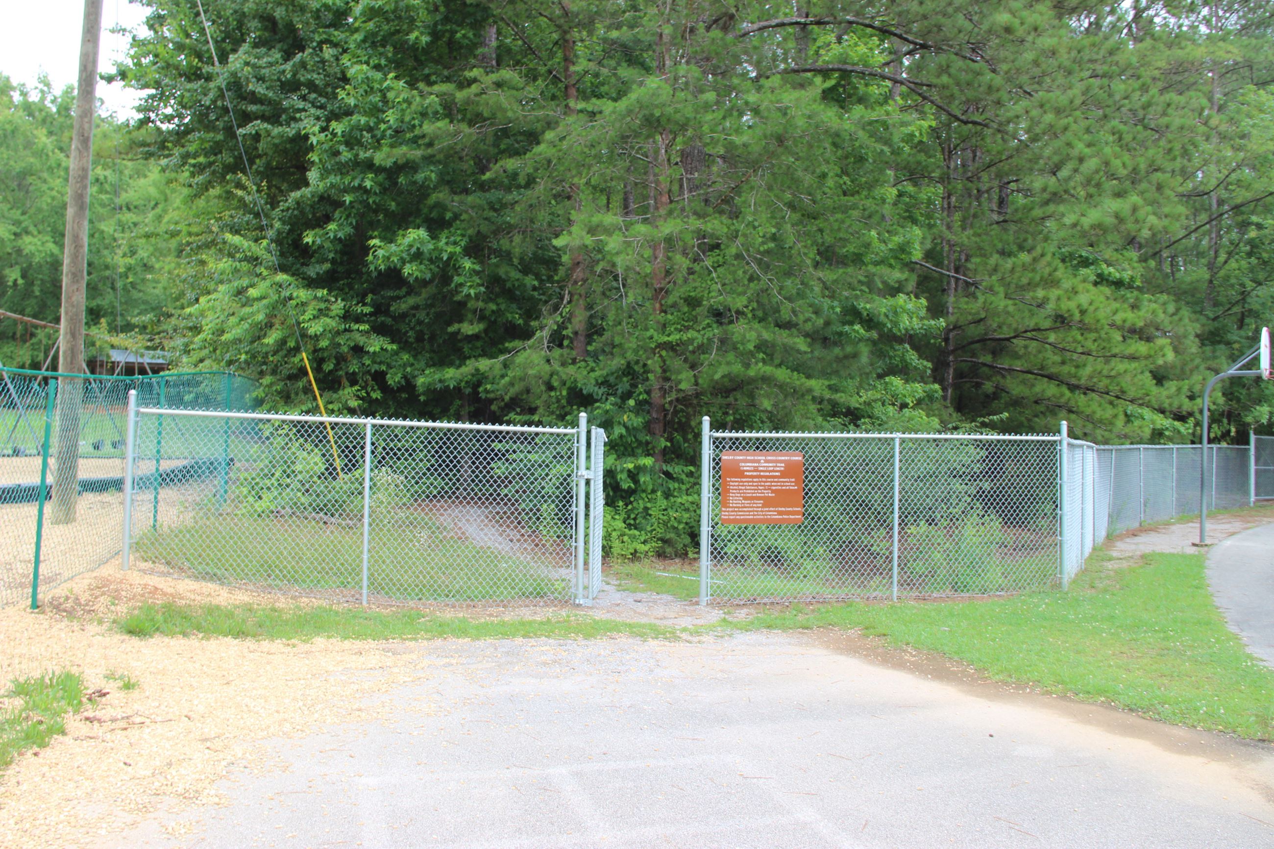 Columbiana Community Trail Entrance