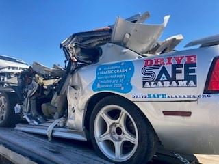 Drive Safe Logo On Car